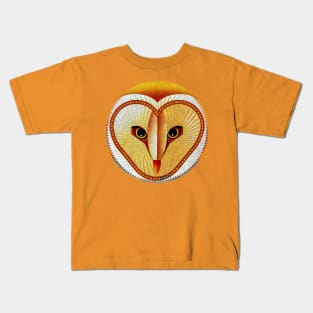 Owl face design Kids T-Shirt